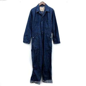 evisu エヴィス つなぎ オールインワン 長袖 ジップアップ 40