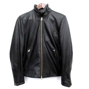タケオキクチ TAKEO KIKUCHI レザー ジャケット ジップ ブルゾン