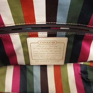 コーチ COACH ボストンバッグ ショルダー がま口ポケット レザー