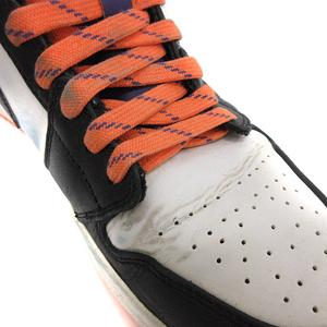 ナイキ NIKE AIR JORDAN スニーカー ハイカット 27 白 紫
