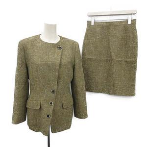 Christian Dior  セットアップ　スカート　ジャケット　グリーン 中古・古着通販】Christian Dior (クリスチャン ディオール