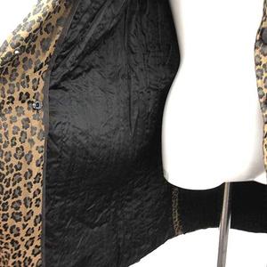 フェンディ FENDI チェスターコート ロング ヒョウ柄 レオパード 中綿  