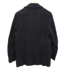 マーガレットハウエル MHL. ピーコート Pコート ショート ウール L 紺