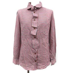 ヴィヴィアンウエストウッド RED LABEL ピンクストライプ長袖シャツ ヴィヴィアンウエストウッド RED LABEL ピンクストライプ長袖シャツ
