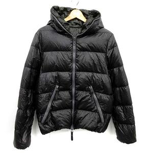DUVETICA フード付きダウンジャケット 48 ブラック