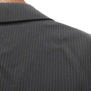 VERSACE メンズスーツ　セットアップ　黒　ストライプ VERSACE - 美品 ヴェルサーチ VERSACE セットアップ スーツ ジャケット