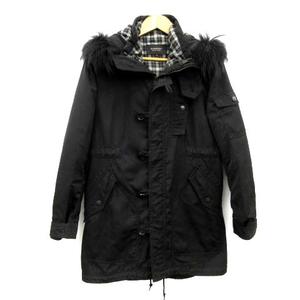 BURBERRY BLACK LABEL モッズコート M 黒 BURBERRY BLACK LABEL モッズコート M ブラック
