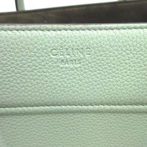 セリーヌ　ラゲージ　ファントム　ミント セリーヌ CELINE トートバッグ ラゲージ ファントム レザー 緑 ミント