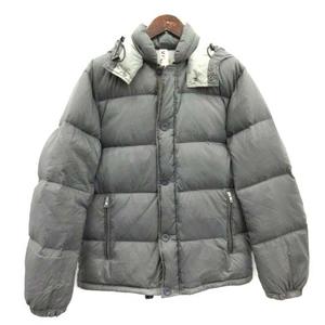 マーガレットハウエル MHL. ダウンジャケット フード L グレー /TK ○D
