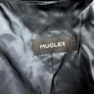 ミュグレー Mugler テーラードジャケット 44 黒 ブラック /EK メンズ