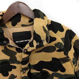アベイシングエイプ A BATHING APE PEEL SLOWLY AND SEE ダウン 