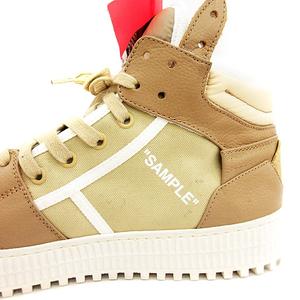 オフホワイト OFF WHITE スニーカー ハイカット カップソール CUP SOLE  