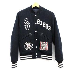 ❗タグ付き美品 未使用品❗umi MSDJKT YMLIM スタジャン黒/白 ❗タグ付き美品 未使用品❗umi MSDJKT YMLIM スタジャン黒/白 楽天