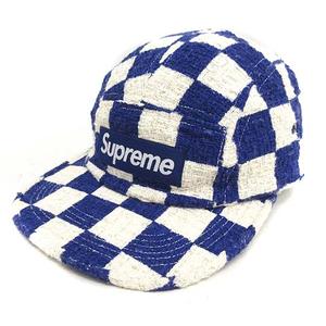 シュプリーム SUPREME 19SS Checker board Boucle Camp Cap キャップ
