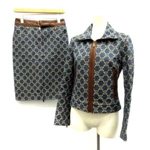 セリーヌ CELINE スーツ セットアップ 上下 マカダム柄 デニム