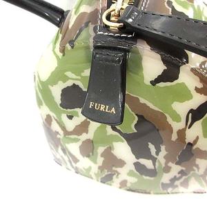 フルラ FURLA ボストンバッグ ハンド キャンディ カモフラ 迷彩柄 