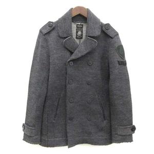 ディーゼル DIESEL ピーコート Pコート ウール S グレー /TK メンズ 
