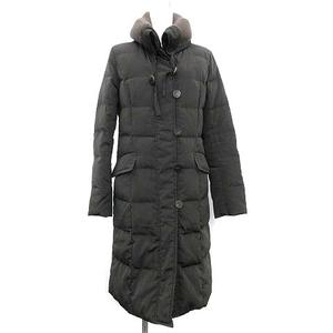オールドイングランド OLD ENGLAND ダウンコート リブニット 36 