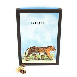 美品 GUCCI タイガーヘッド リング ゴルド レッド 14号 美品 GUCCI タイガーヘッド リング ゴルド レッド 14号 希少