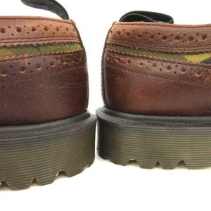 ●Dr.Martens ウィングチップ❴迷彩❵UK8 ドクターマーチン DR.MARTENS ブローグ シューズ BROGUE カモフラ 迷彩