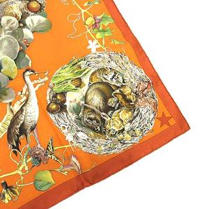 エルメス HERMES スカーフ カレ90 テキサス 動植物図鑑 TEXAS WILDLIFE