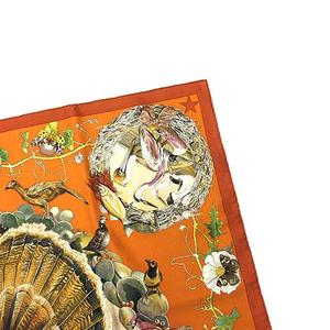 エルメス HERMES スカーフ カレ90 テキサス 動植物図鑑 TEXAS WILDLIFE