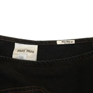 ミュウミュウ デニムスカート 公式通販 ミュウミュウ ストレッチ