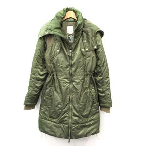 ディーゼル DIESEL ミリタリーコート モッズ フード XXS 緑
