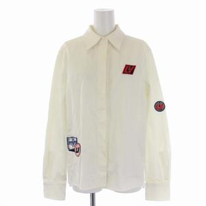 ルイヴィトン LOUIS VUITTON シャツ ブラウス 長袖 ワッペン  