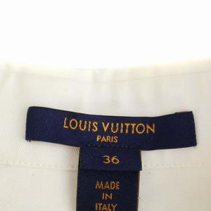 ルイヴィトン LOUIS VUITTON シャツ ブラウス 長袖 ワッペン  