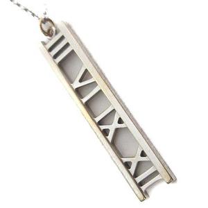 ティファニー TIFFANY & CO. ネックレス ペンダント アトラス バー 750 