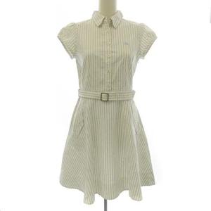 バーバリーブルーレーベル ワンピース 白 38 バーバリーブルーレーベル BURBERRY BLUE LABEL 38 M シャツワンピース