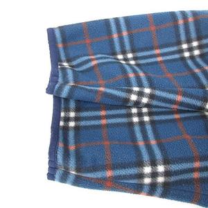 BURBERRY フリースジャケット 青・白チェック