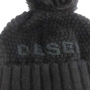 DIESEL ブラック ビーニー Amazon | [Diesel] (ディーゼル) メンズ ニットキャップ ロゴ