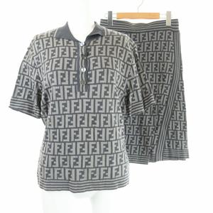 フェンディ FENDI セットアップ 上下 スカート ズッカ柄 ニット  