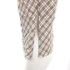 バーバリー burberry チェック柄 半袖 ブラウスベージュ　38 バーバリー burberry チェック柄 半袖 ブラウスベージュ38