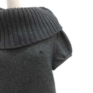 BURBERRY BLACK LABELカシミアニットワンピース 38 ホワイト