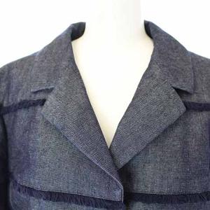 シャネル CHANEL IDENTIFICATION 00C デニムジャケット フリンジ ココ  