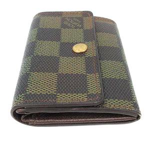 ルイヴィトン LOUIS VUITTON ダミエ ポルトモネ プラ エベヌ