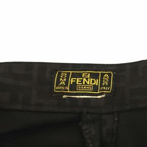 フェンディ FENDI パンツ スラックス ジャージ生地 ズッカ柄 