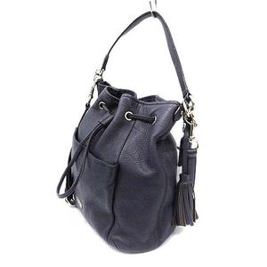 COACH コーチ レザー ショルダーバッグ ドローストリング 巾着 ブラック Amazon | [コーチ] バッグ レザー ショルダーバッグ フェイ