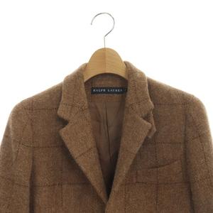 ラルフローレン RALPH LAUREN ウール アルパカ ツイード ジャケット 