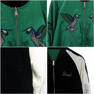 【美品未使用】DIESEL リバーシブルスカジャン 本人不在4月発送 中古・古着通販】DIESEL (ディーゼル) リバーシブル鷹刺繍