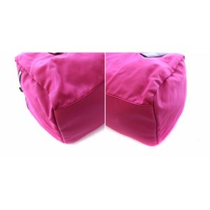 プラダ PRADA 三角プレート ミニボストンバッグ ハンドバッグ ナイロン