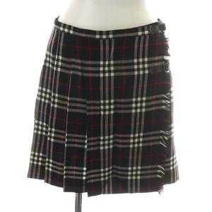 BURBERRY プリーツスカート 赤と黒チェック 38 BURBERRY プリーツスカート 赤と黒チェック 38