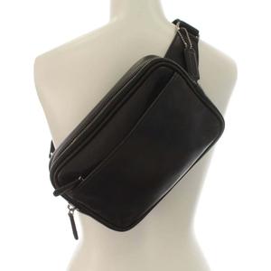 タグ付COACH ボディバッグ ショルダー レザー 5446 ブラック コーチ COACH ウエストバッグ ボディバッグ ワンショルダー レザー