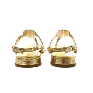 ミュウミュウ miumiu サンダル トング ビジュー バックストラップ 36 