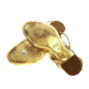 ミュウミュウ miumiu サンダル トング ビジュー バックストラップ 36 