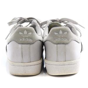 アディダスSUPER STAR BOOST 25.0 GRY レザー　美品 Women's shoes adidas Superstar BOOST W Silver Silver