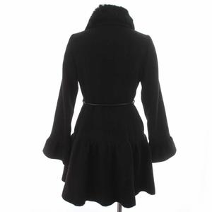 BURBERRY BLUE LABELフリルカラートレンチコート ブラック36